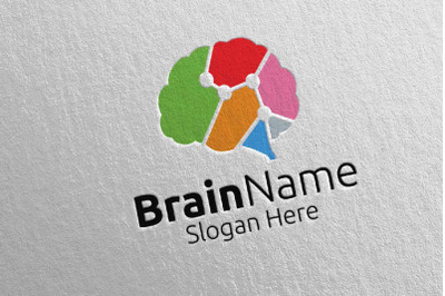 Brain Technology Logo Design 3