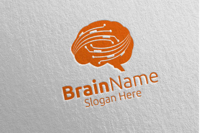 Brain Technology Logo Design 7