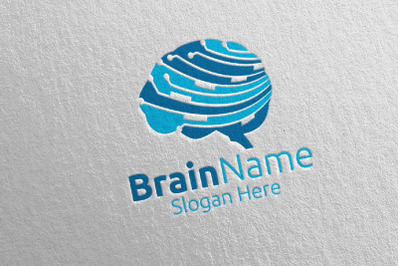 Brain Technology Logo Design 8