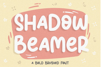 Shadow Beamer Bold Brushed Font