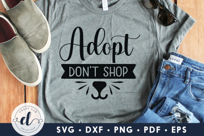 Dog SVG, Adopt Don&#039;t Shop, Dog Sign SVG, Dog Quotes SVG