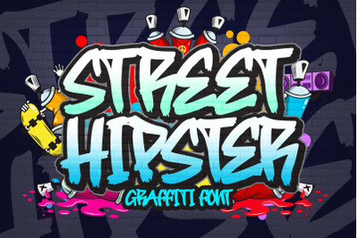 Street Hipster Graffiti Font