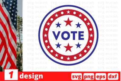 1 Circle Vote, President election 2020 quotes cricut svg