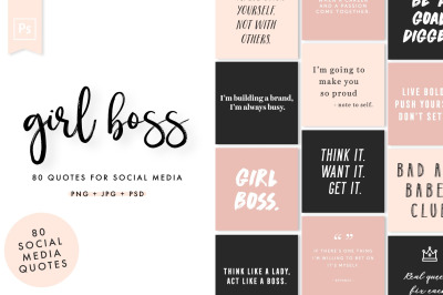 Girl Boss Social Media Quotes