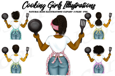 Black Cooking Girl Clipart Black Woman Clipart