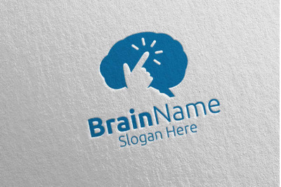 Click Brain Logo Design 21