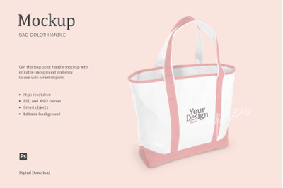 2 Tone Tote Bag Mockup | Compatible With Affinity Designer