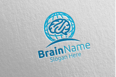 Global Brain Logo Design 24