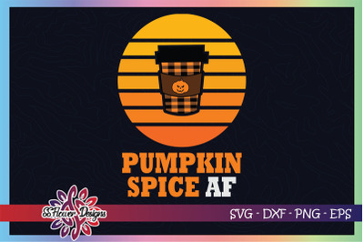 Pumpkin af svg&2C; pumpkin spice svg&2C; pumpkin svg&2C; retro pumpkin svg