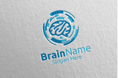 Brain Technology Logo Design 25