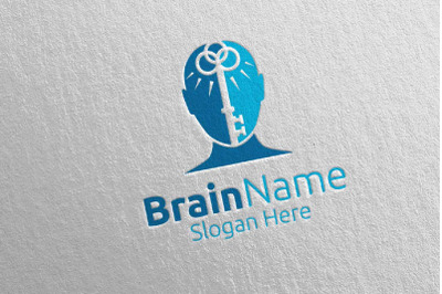 Key Brain Logo Design 29