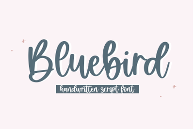 Bluebird - Handwritten Script Font