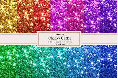 Glitter color digital paper