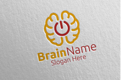 Power Brain Logo Design 41