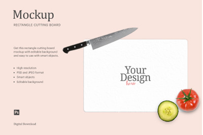 11.5&amp;quot; x 7.75&amp;quot; Cutting Board Mockup | Compatible With Affinity Designer