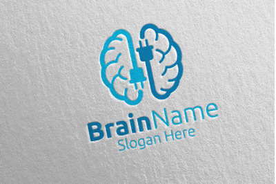 Power Brain Logo Design 44