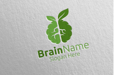 Eco Brain Logo Design 49