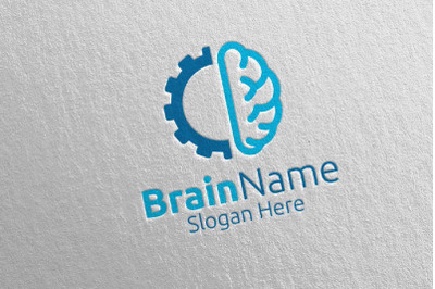 Fix Brain Logo Design 50