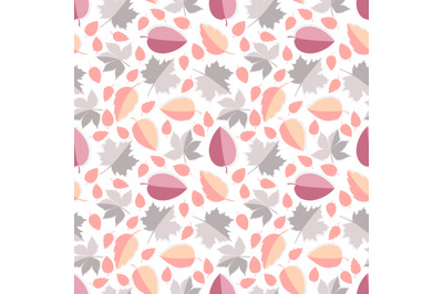 colorful leaf seamless pattern, copy space