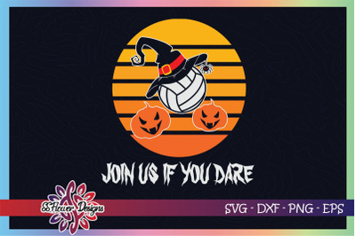 Volleyball halloween svg, witch hat svg, spider svg, pumpkin svg