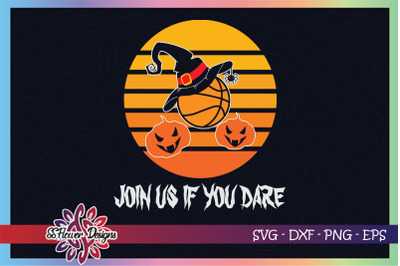 Basketball halloween svg, witch hat svg, spider svg, pumpkin svg