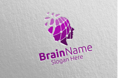 Human Brain Logo Design 60