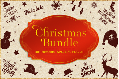Christmas bundle 40+ elements