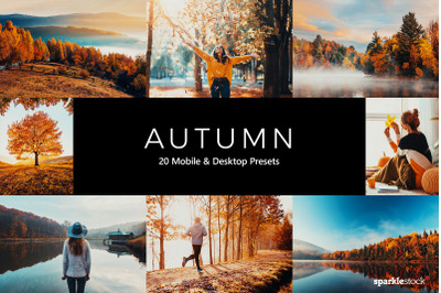 20 Autumn Lightroom Presets &amp; LUTs