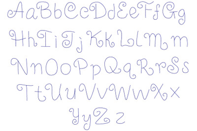 bean stitch embroidery font-1408