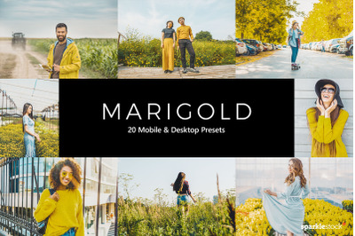 20 Marigold Lightroom Presets &amp; LUTs