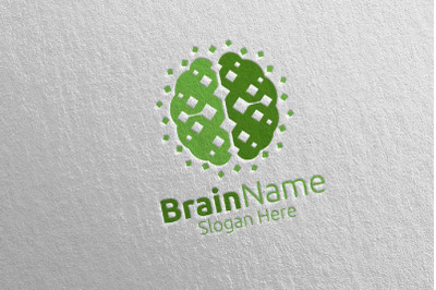 Diamond Brain Logo Design 66