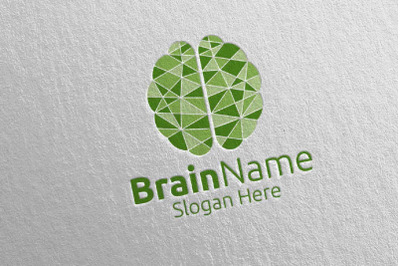 Diamond Brain Logo Design 67