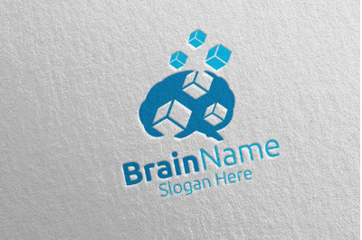 Box Brain Logo Design 68