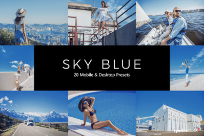 20 Sky Blue Lightroom Presets &amp; LUTs