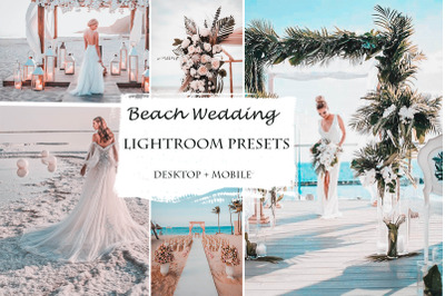 Beach Wedding Lightroom  Presets | Mobile + Desktop