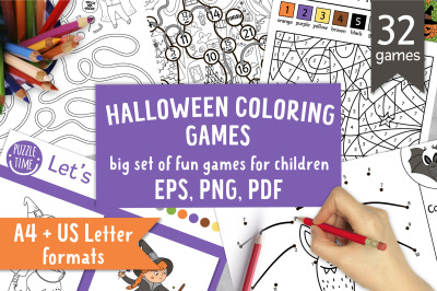 Halloween Coloring Games