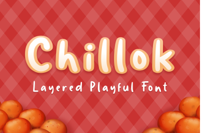 Chillok Layered Fun Font