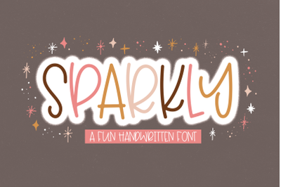 Sparkly - Fun Handwritten Font