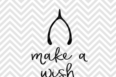Make a Wish Wishbone Thanksgiving Turkey SVG and DXF Cut File • Png • Download File • Cricut • Silhouette