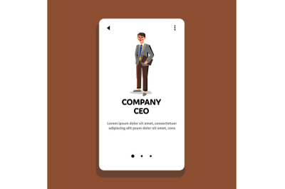 Company Ceo Boss Businessman Career Worker Vector