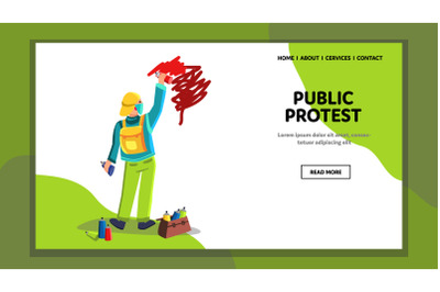 People Public Protest And Social Opinion Vector