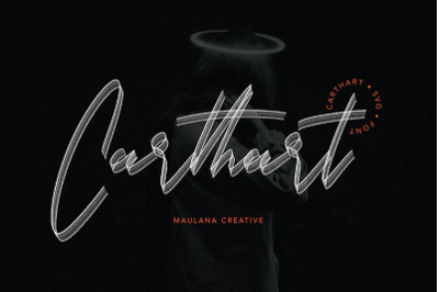 Carthart SVG Brush Font