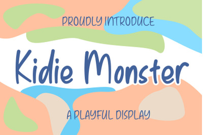 Kidie Monster With Cute Monster Characters