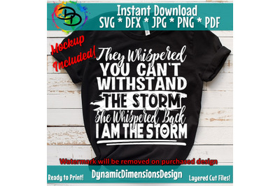 I Am the Storm, Motivational, Inspirational, Strong, Strength, Woman,