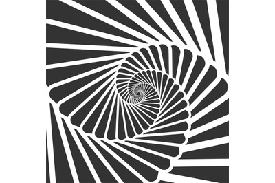 Swirl hypnotize spirals. Stair whirl hypnotism, spiral hypnotic