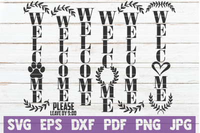 Welcome Signs SVG Bundle