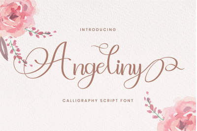 Angeliny - Calligraphy Font