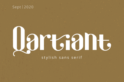 Qartiant - Stylish Sans Serif