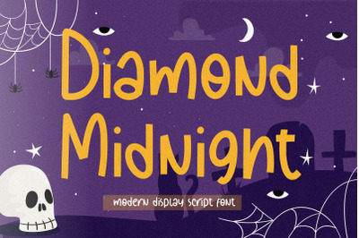 Diamond Midnight Modern Display Script Font