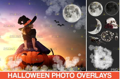 Halloween overlays &amp; Halloween clipart